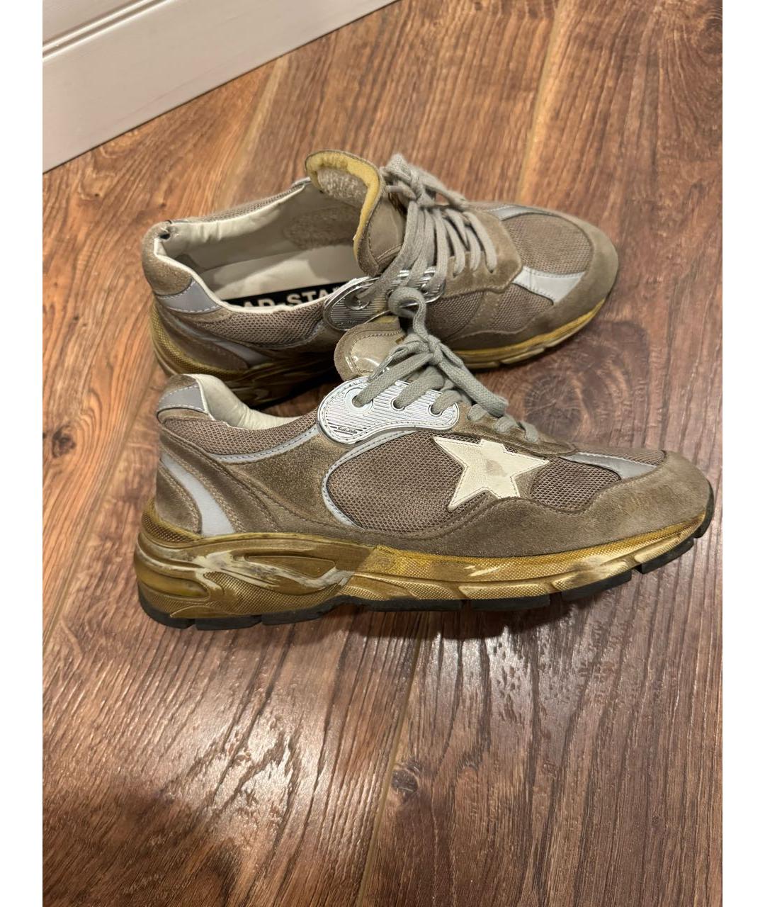 GOLDEN GOOSE Бежевые кроссовки, фото 6