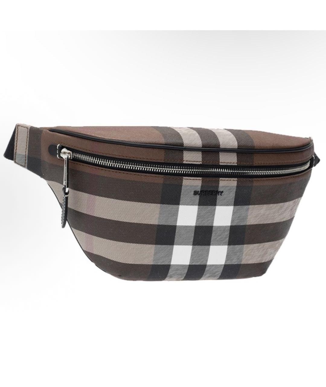 BURBERRY Коричневая поясная сумка, фото 2