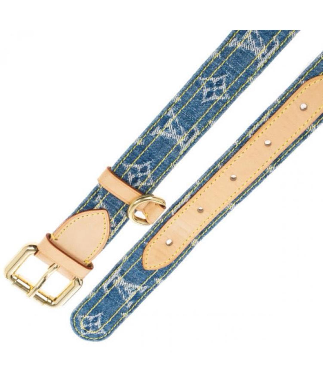 LOUIS VUITTON Синий ремень, фото 2