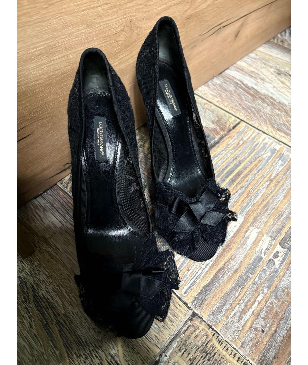 DOLCE&GABBANA Черные туфли, фото 4