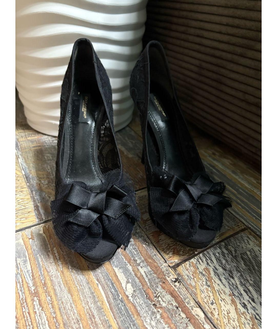 DOLCE&GABBANA Черные туфли, фото 2