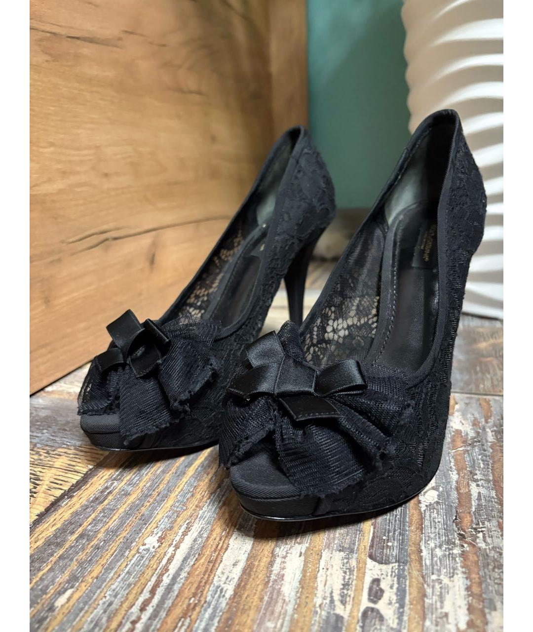 DOLCE&GABBANA Черные туфли, фото 5