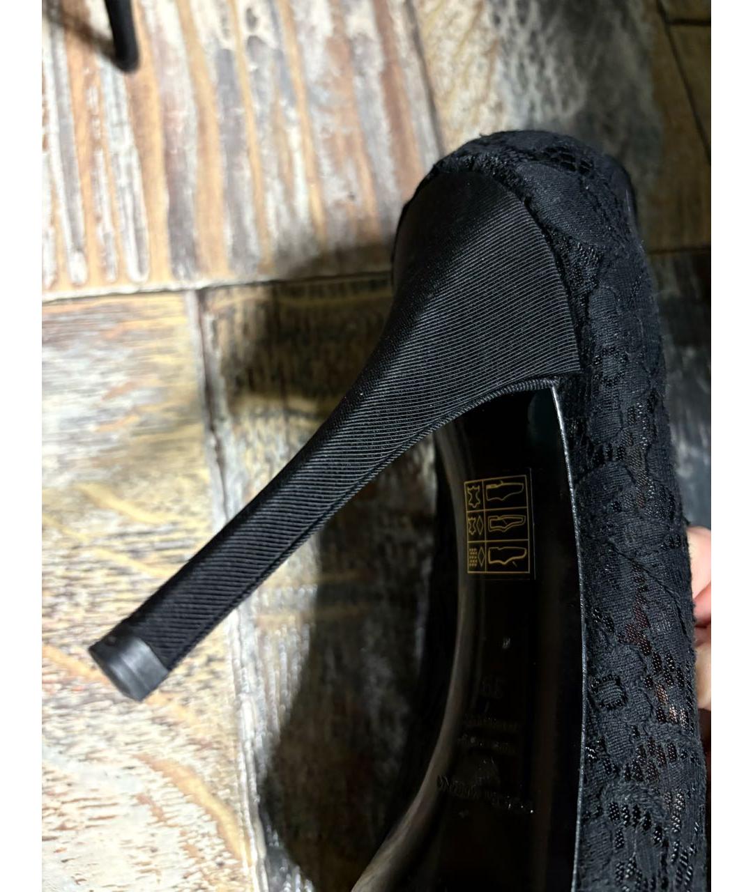 DOLCE&GABBANA Черные туфли, фото 8