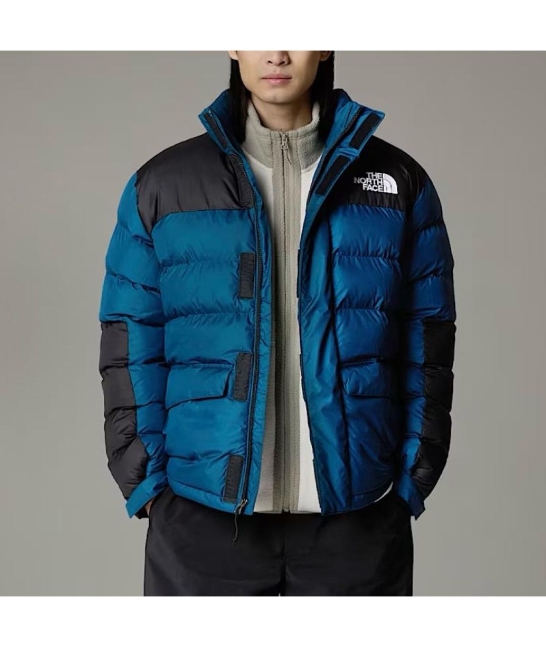 THE NORTH FACE Синий полиэстеровый пуховик, фото 4