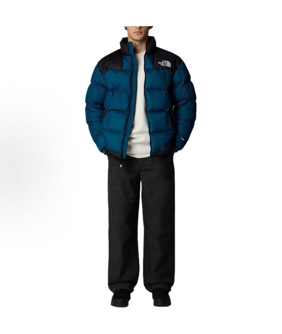 THE NORTH FACE Темно-синяя полиэстеровая куртка, фото 3