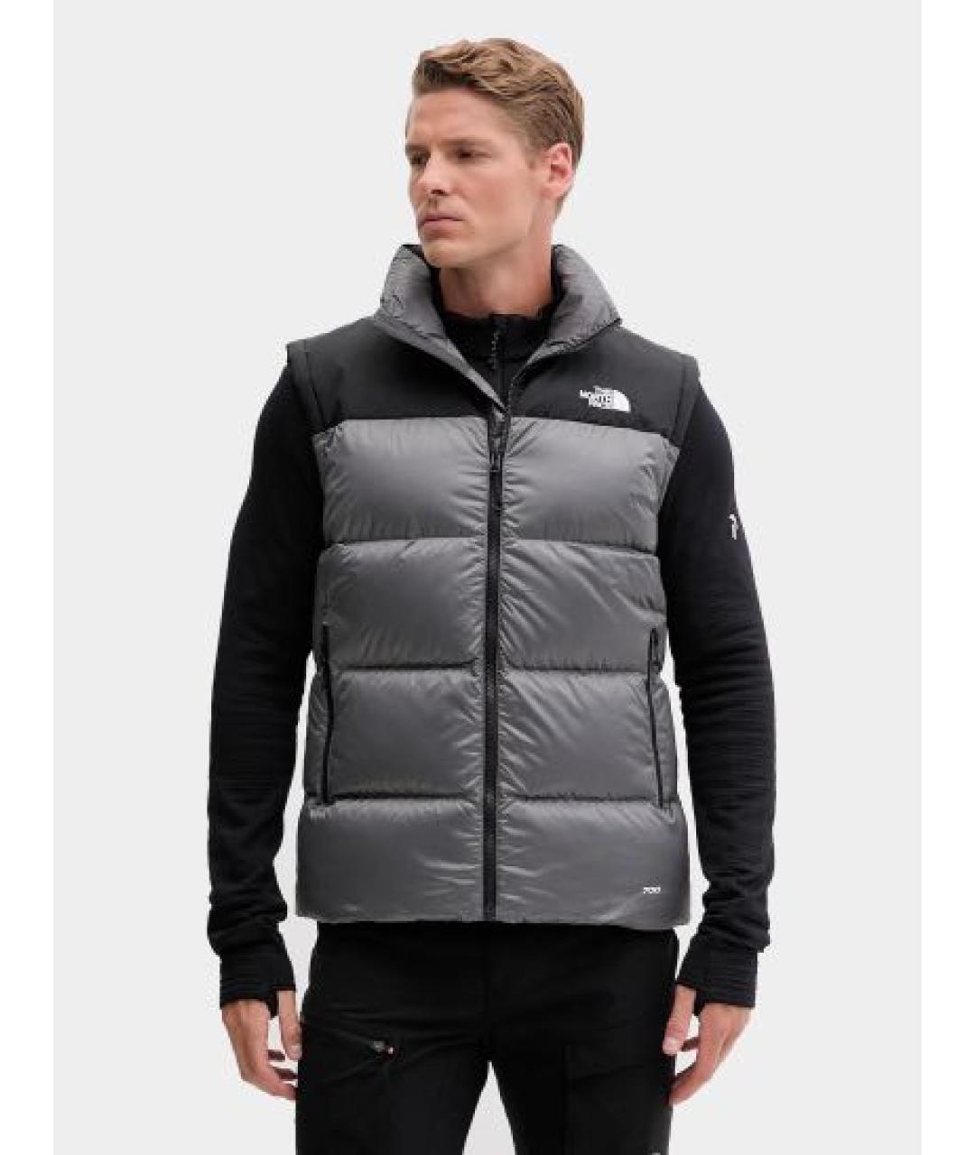 THE NORTH FACE Серый полиэстеровый жилет, фото 6