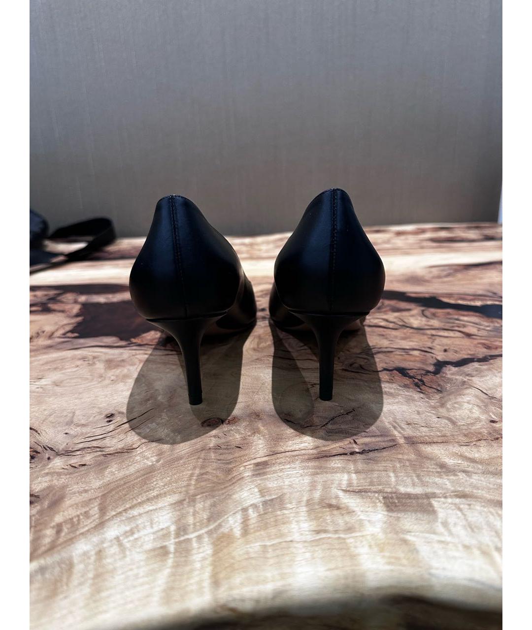 VALENTINO Черные кожаные туфли, фото 4