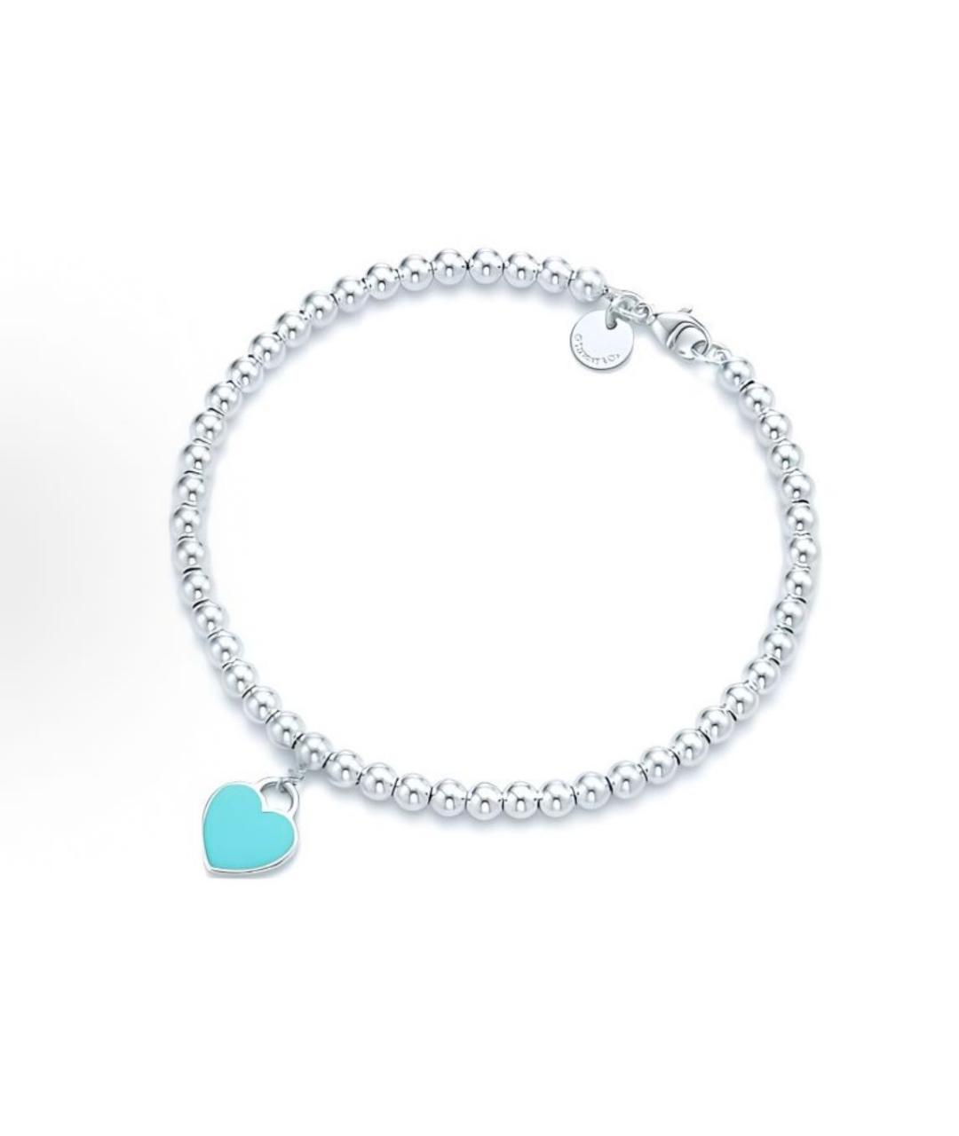 TIFFANY&CO Бирюзовый серебряный браслет, фото 1