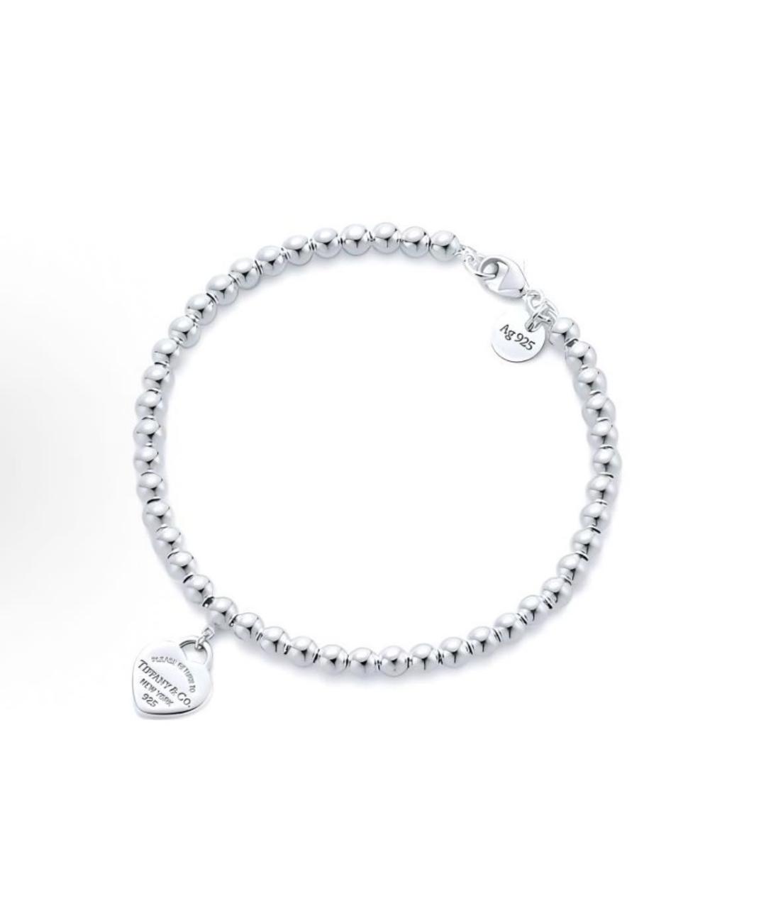 TIFFANY&CO Бирюзовый серебряный браслет, фото 3