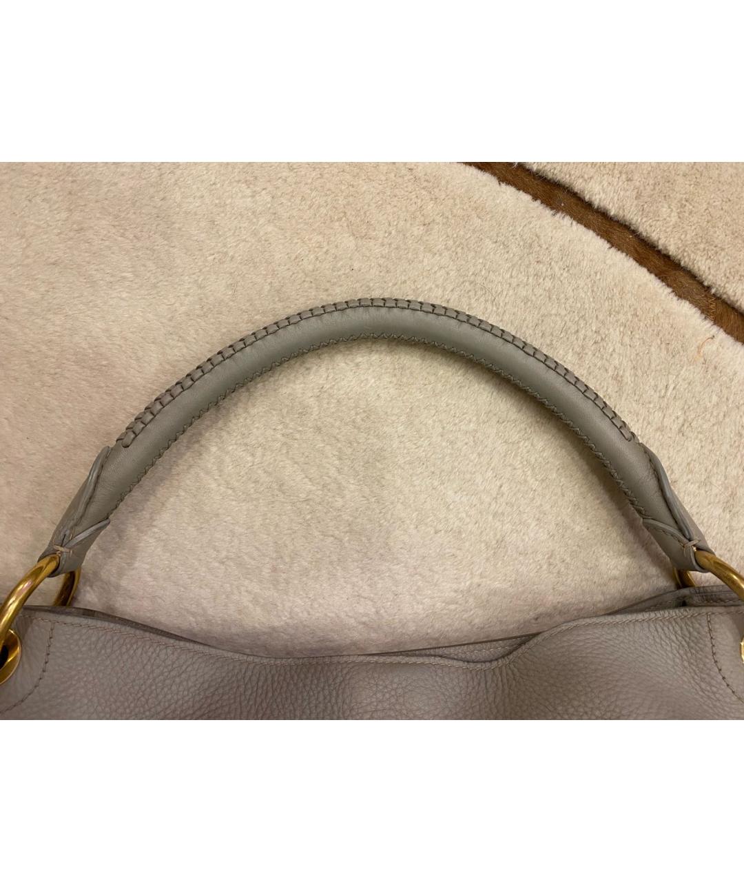 PRADA Бежевая кожаная сумка тоут, фото 3