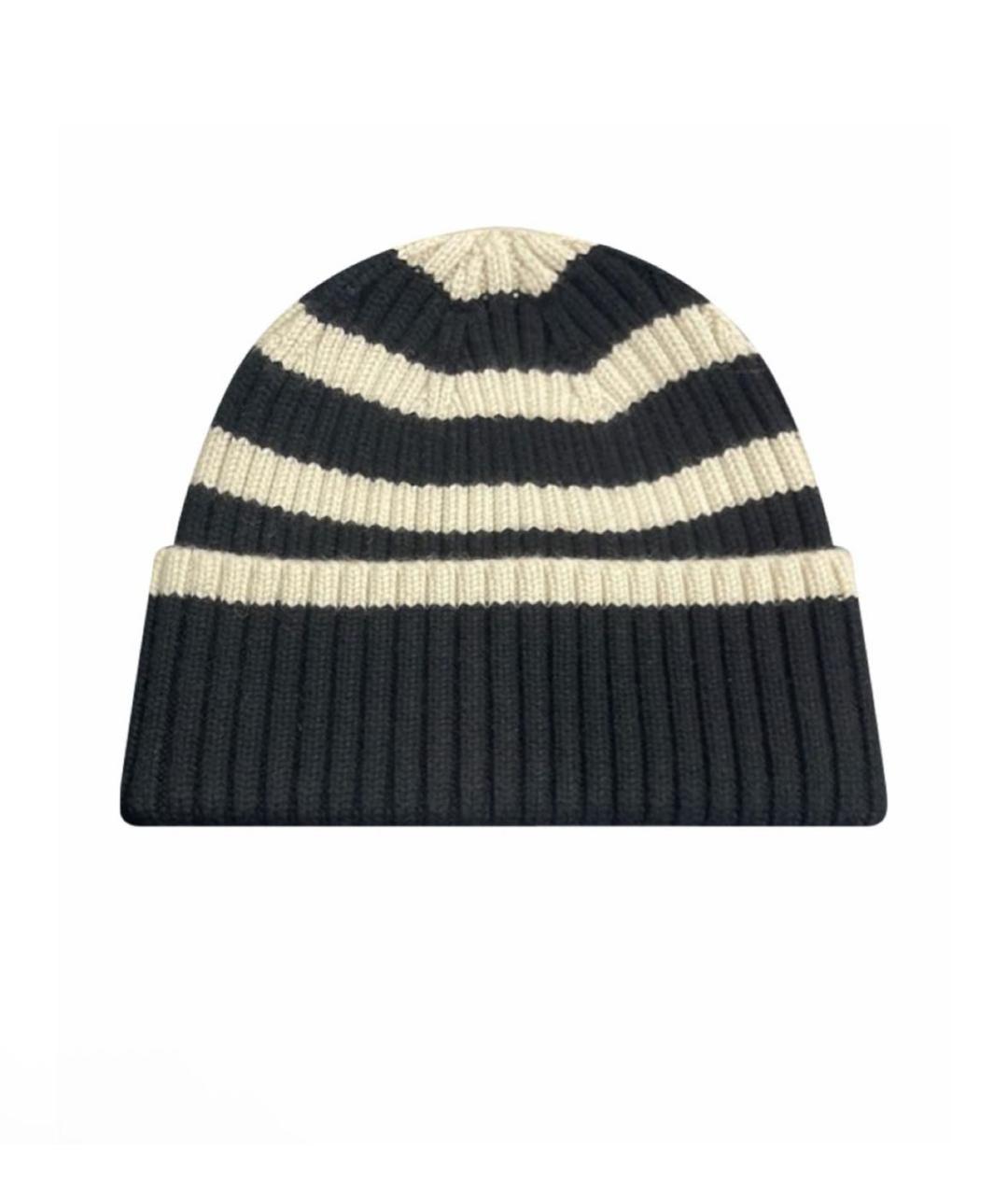 TOTEME Черная шерстяная шапка, фото 1