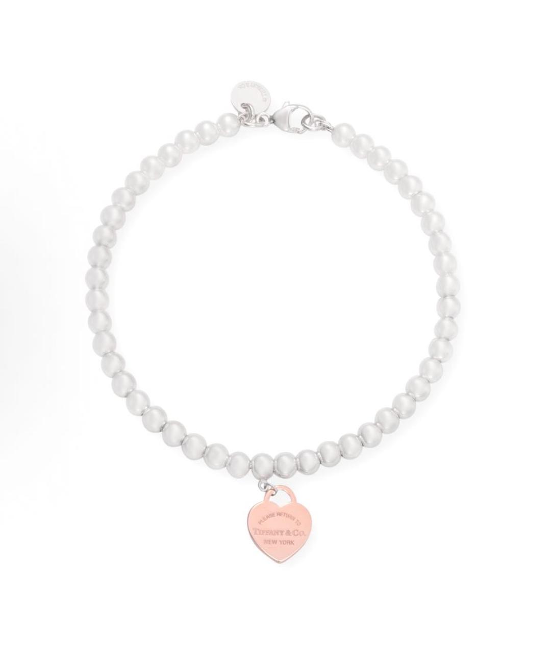 TIFFANY&CO Розовый серебряный браслет, фото 1
