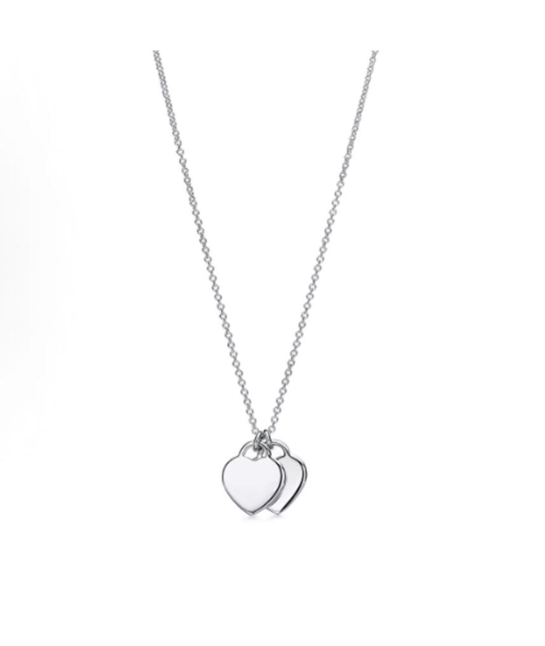 TIFFANY&CO Розовая серебряная подвеска, фото 3