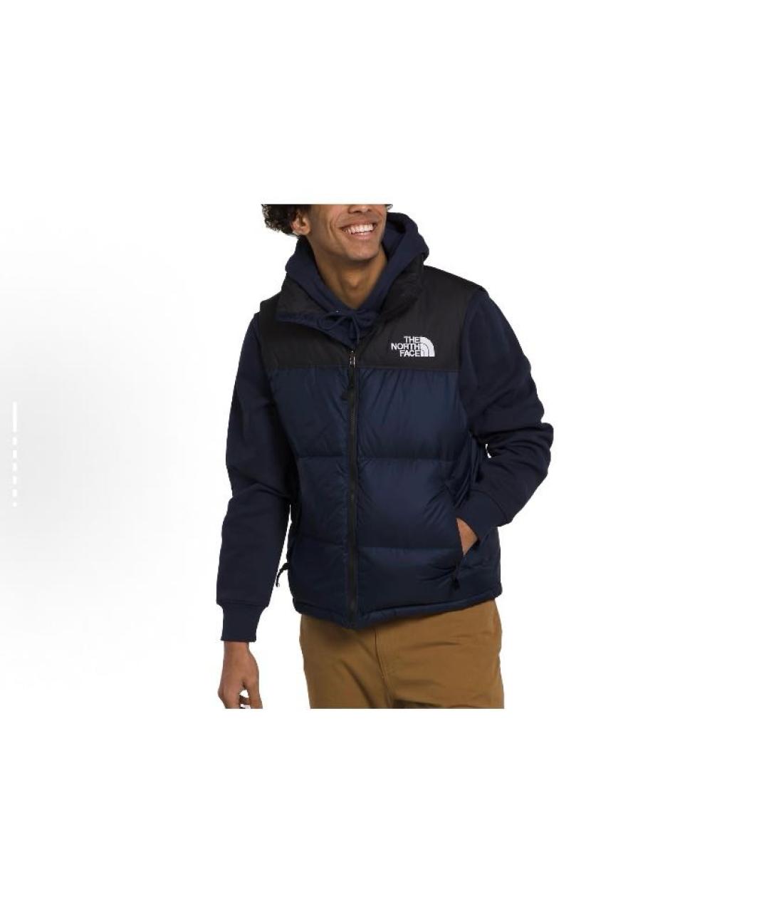 THE NORTH FACE Темно-синий полиэстеровый жилет, фото 2