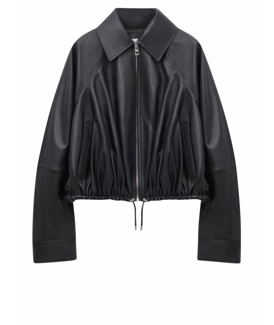 LOEWE Черная кожаная куртка, фото 1