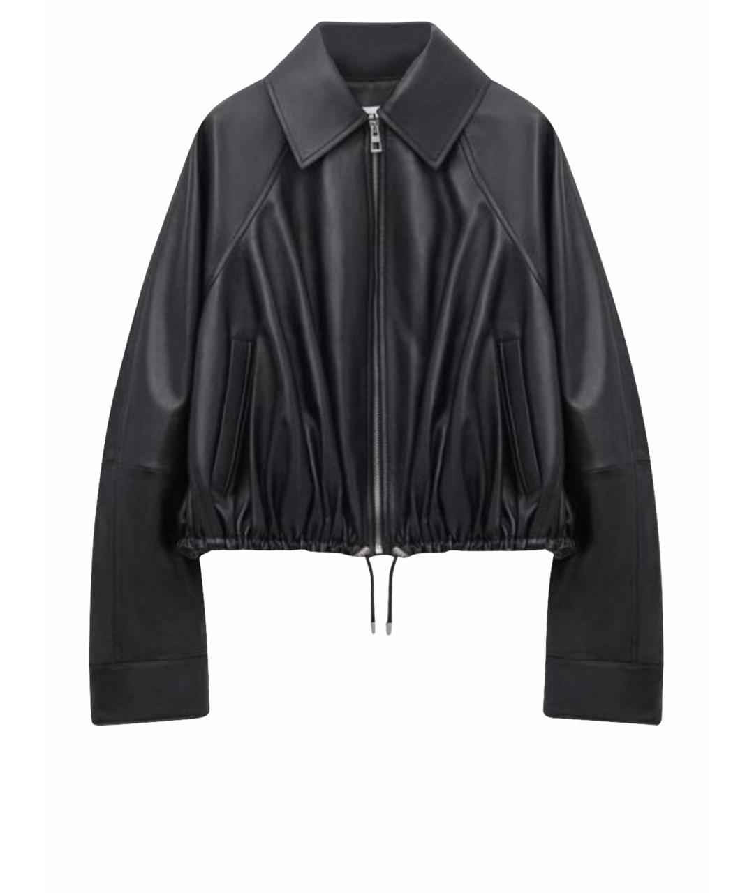 LOEWE Черная кожаная куртка, фото 10