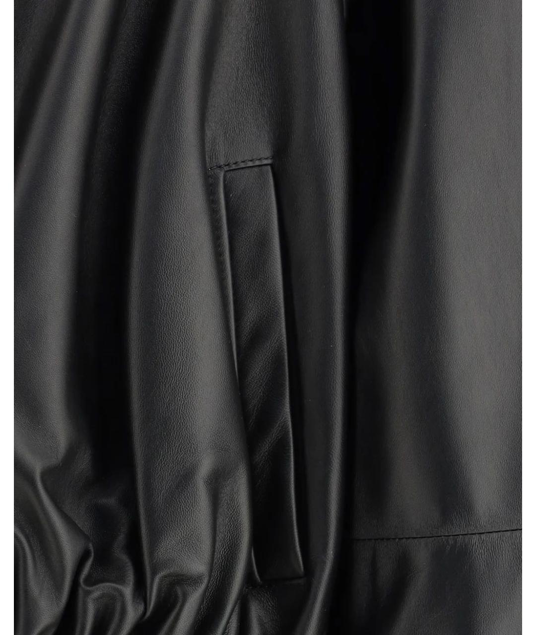 LOEWE Черная кожаная куртка, фото 5