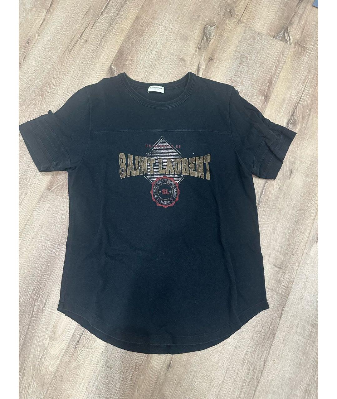 SAINT LAURENT Хлопковая футболка, фото 5