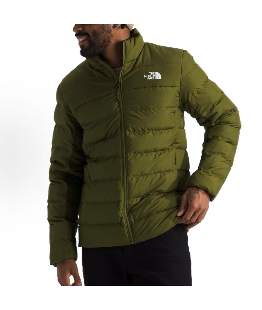 THE NORTH FACE Хаки полиэстеровый пуховик, фото 3