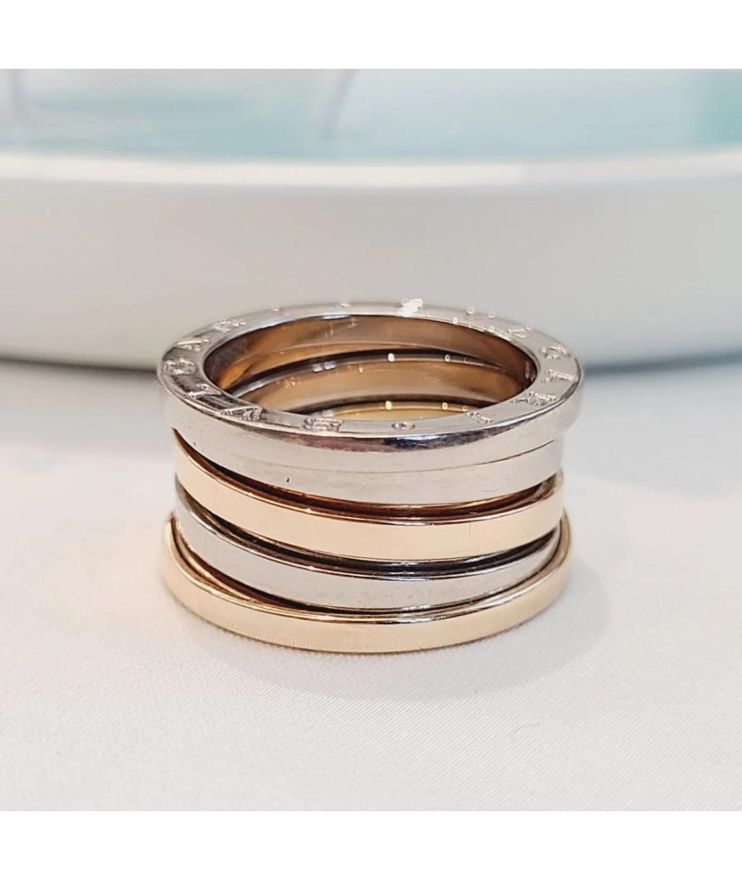 BVLGARI Серебряное кольцо из белого золота, фото 2