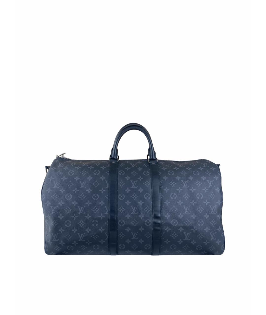 LOUIS VUITTON Темно-синяя сумка с короткими ручками, фото 1