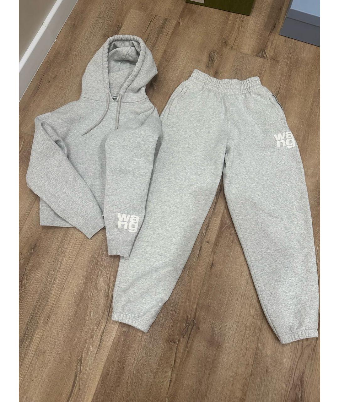 ALEXANDER WANG Серый хлопковый спортивные костюмы, фото 5