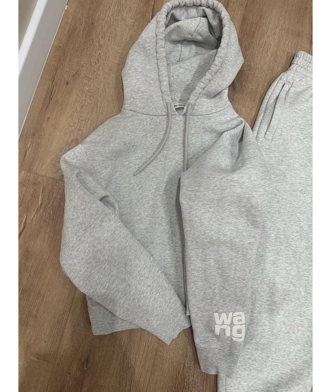 ALEXANDER WANG Серый хлопковый спортивные костюмы, фото 3