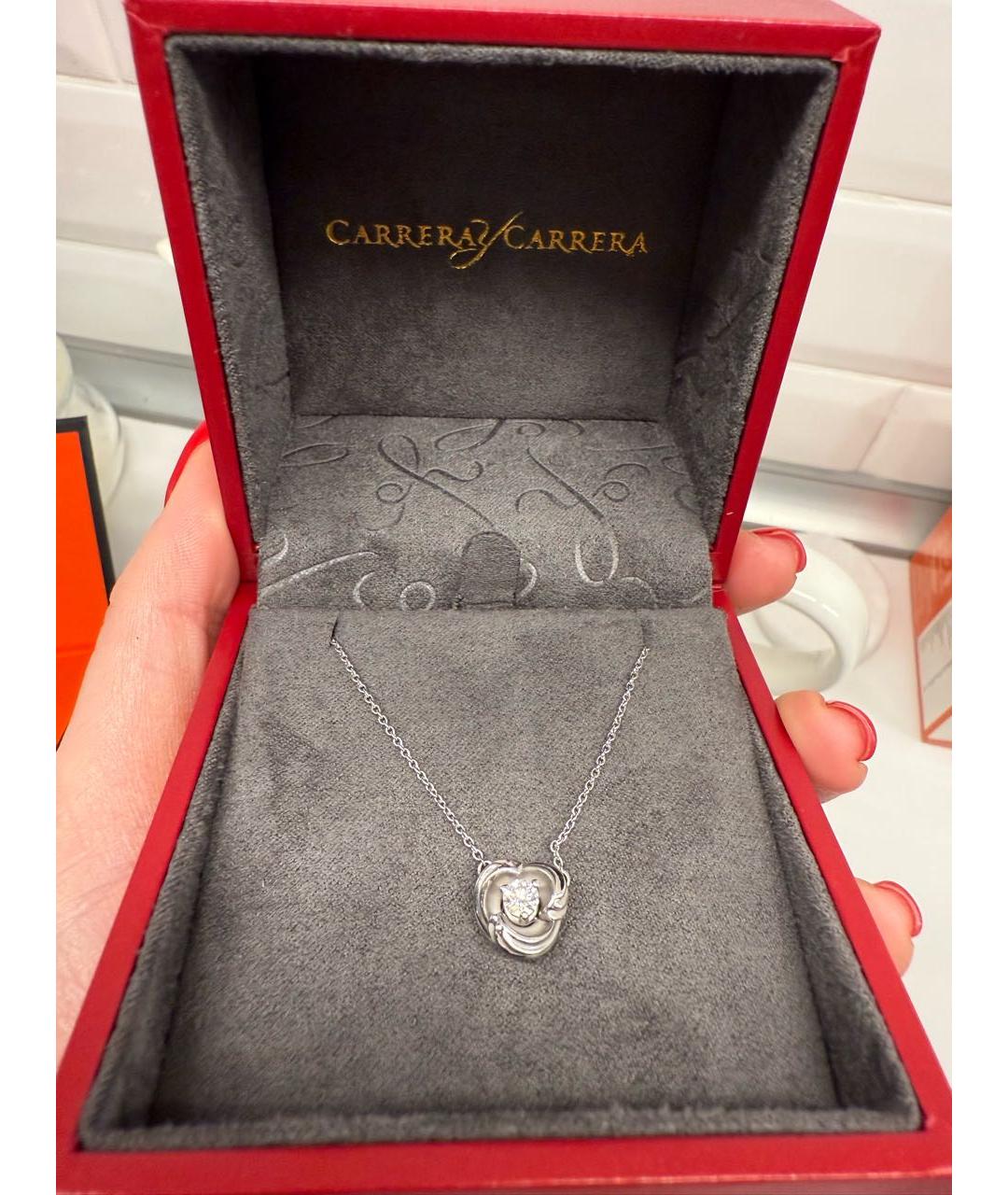 CARRERA Y CARRERA Белое колье из белого золота, фото 5