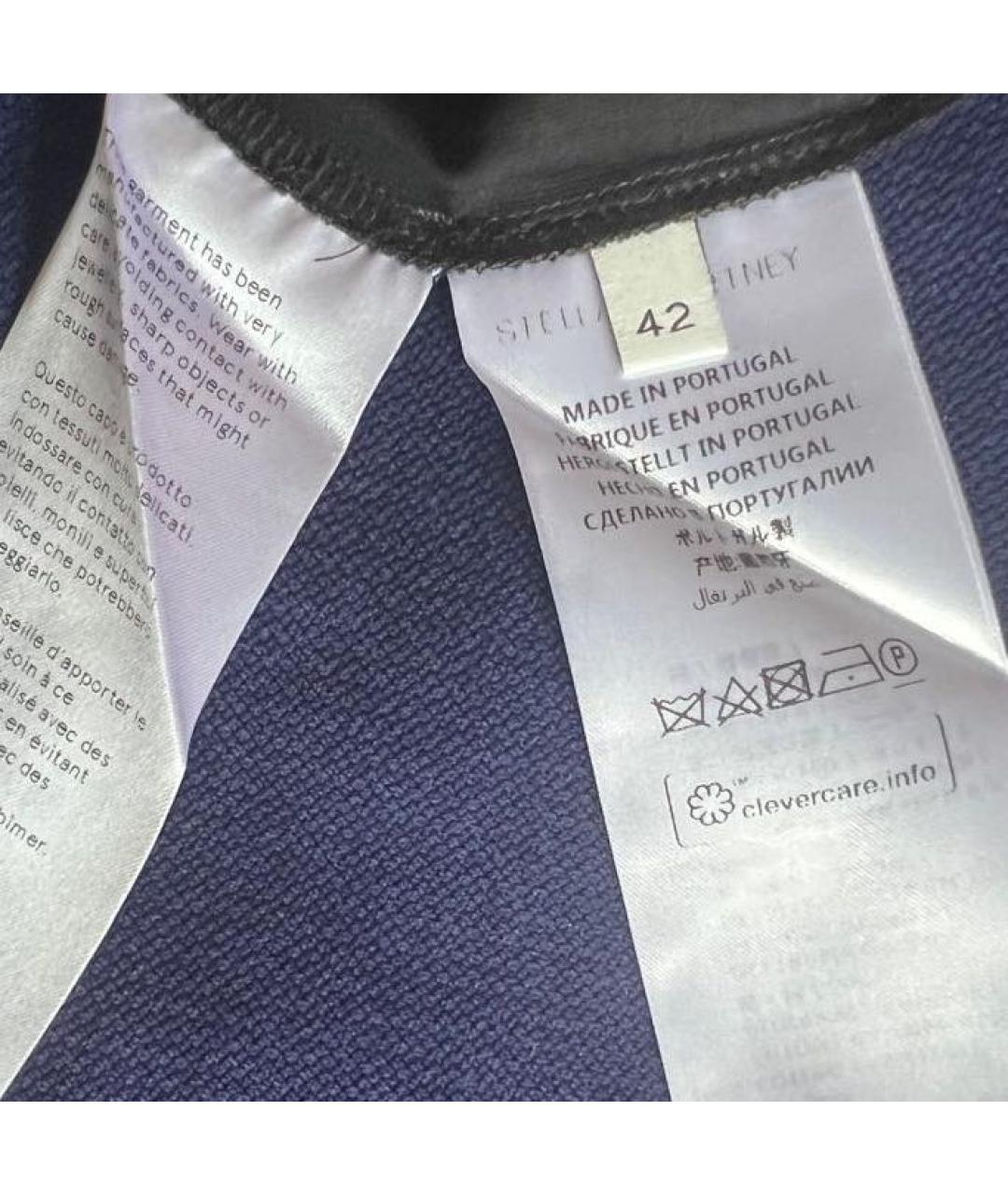 STELLA MCCARTNEY Черная хлопковая футболка, фото 8