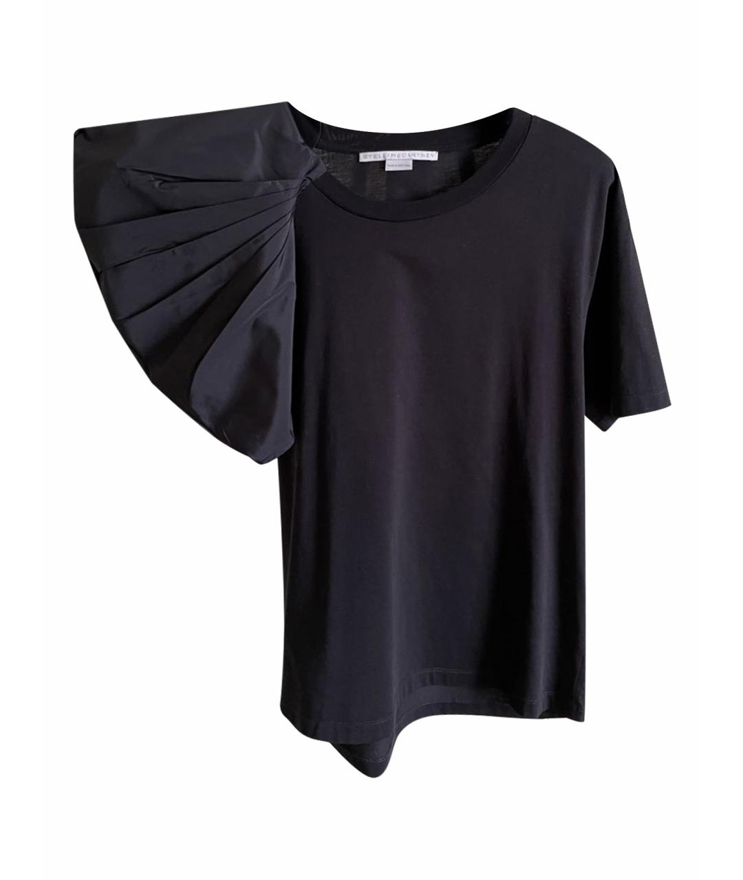 STELLA MCCARTNEY Черная хлопковая футболка, фото 1