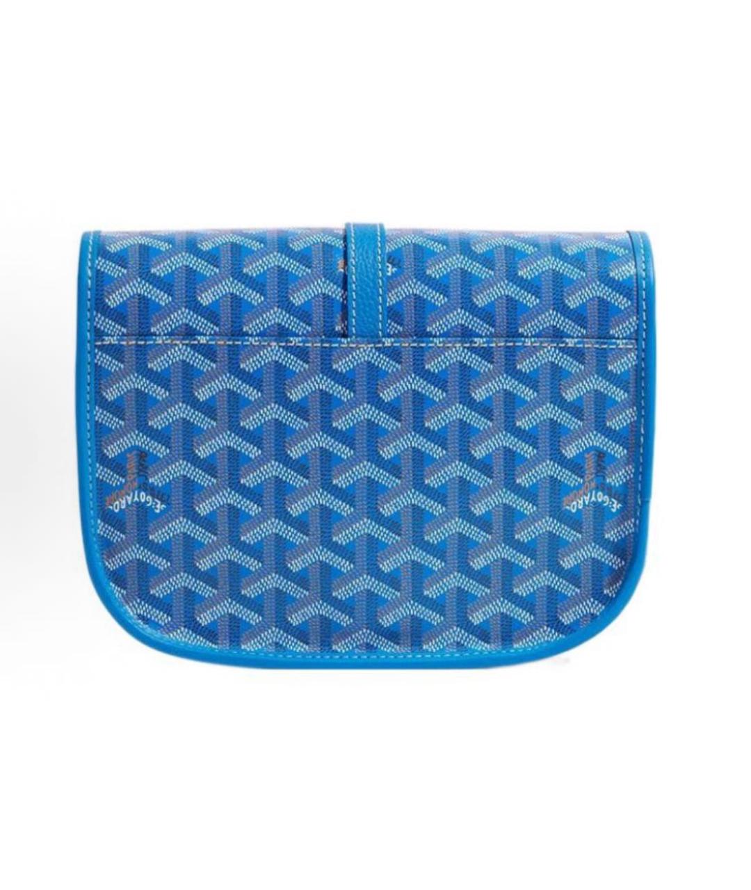 GOYARD Синяя сумка через плечо, фото 3