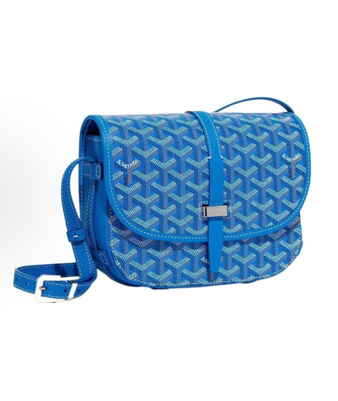 GOYARD Синяя сумка через плечо, фото 5
