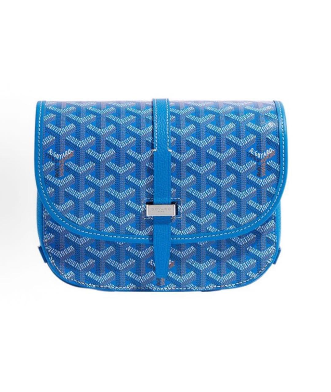 GOYARD Синяя сумка через плечо, фото 2