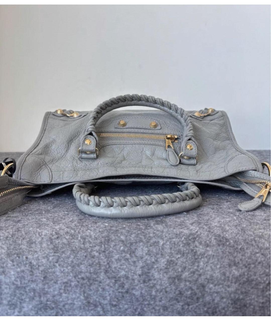BALENCIAGA Серая сумка с короткими ручками, фото 6