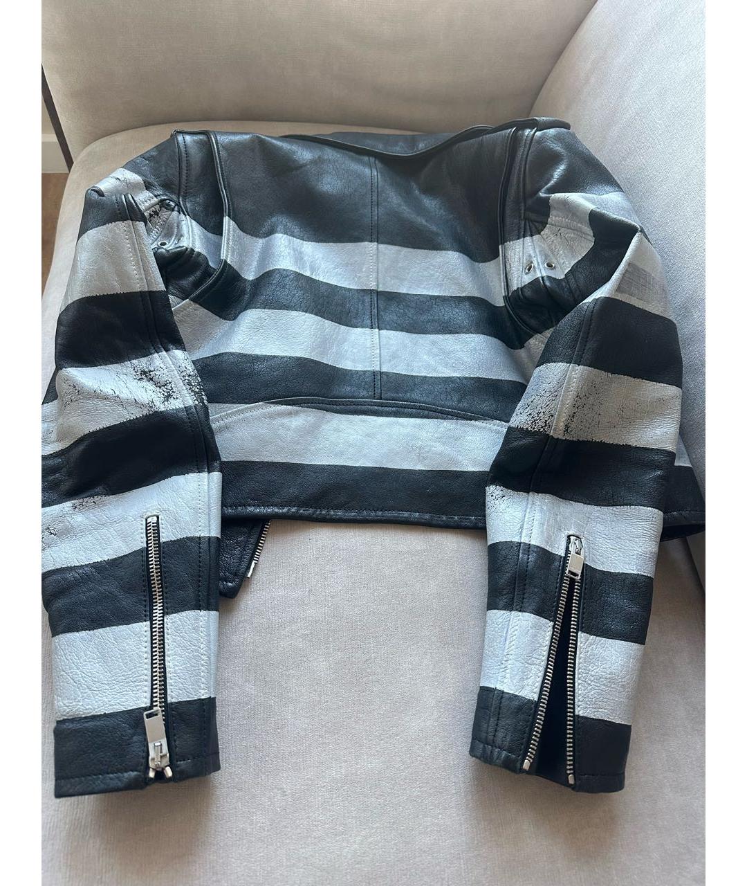 SAINT LAURENT Кожаная куртка, фото 2