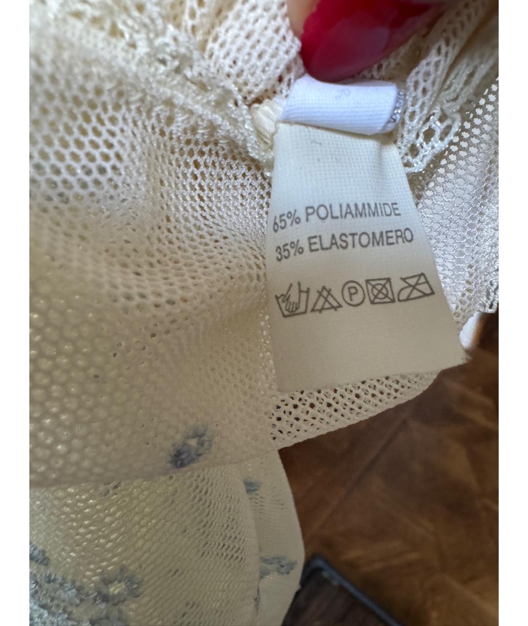 VALENTINO Белая полиамидовая майка, фото 8