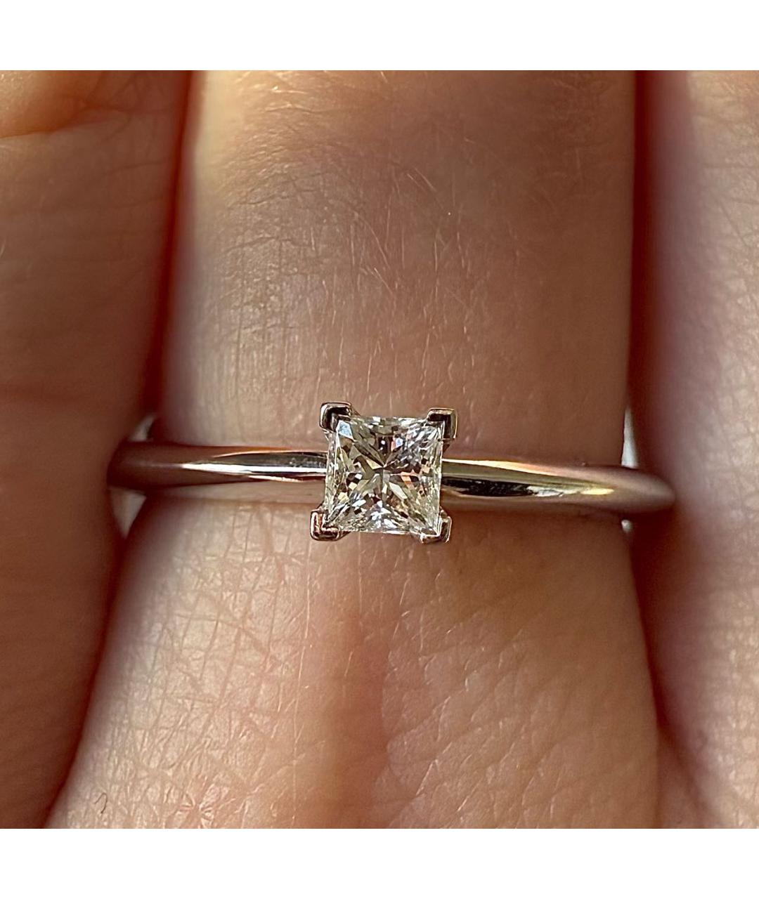 TIFFANY&CO Серебряное платиновое кольцо, фото 3