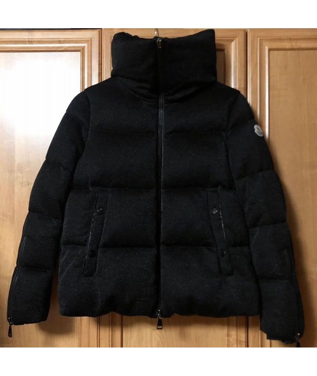 MONCLER Черный пуховик, фото 7