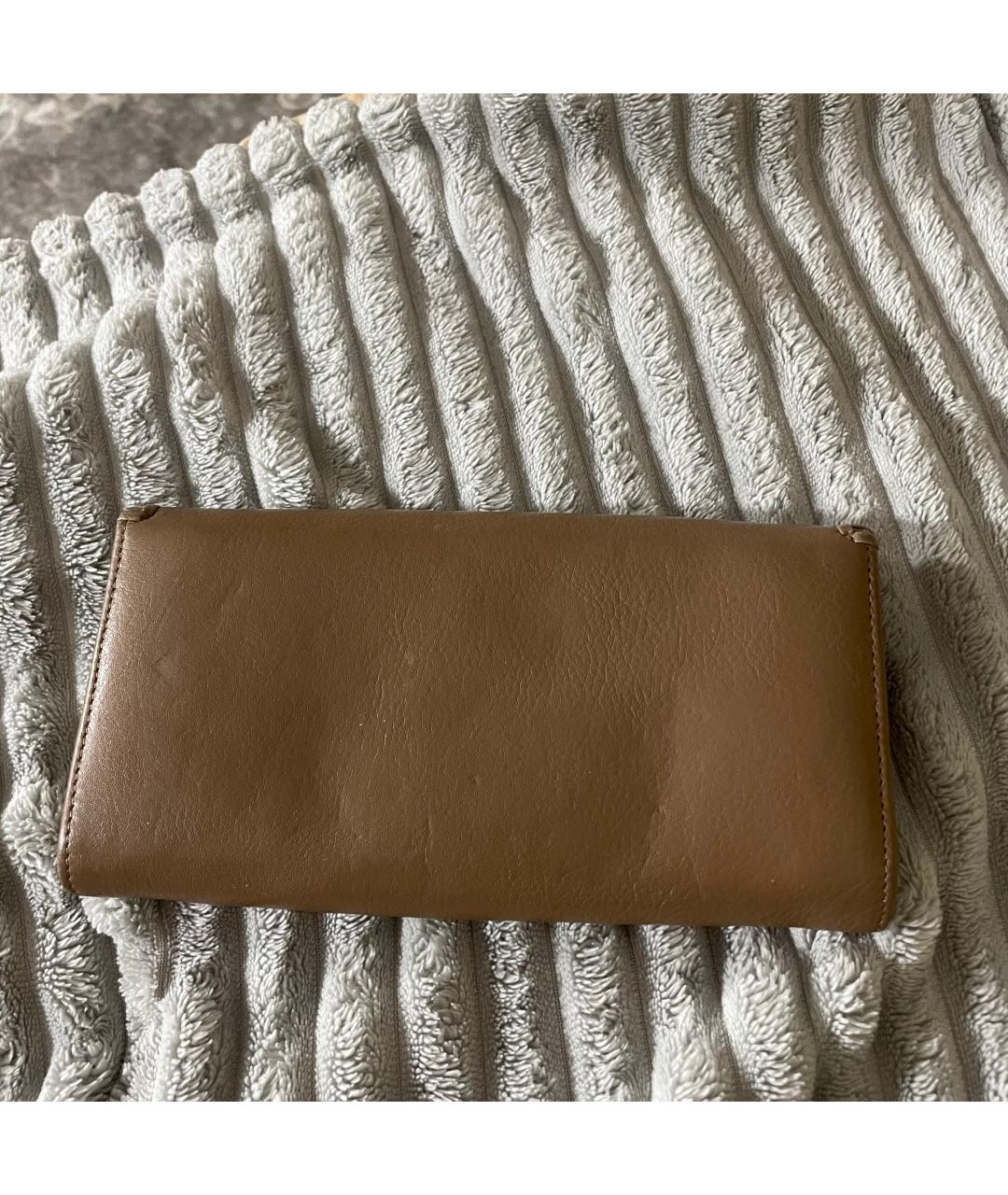 FERRAGAMO Коричневый кожаный кошелек, фото 3