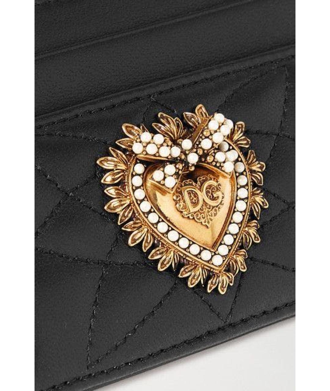 DOLCE&GABBANA Зеленый кожаный кошелек, фото 5