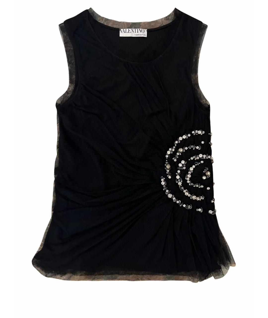 VALENTINO Черная хлопковая блузы, фото 1