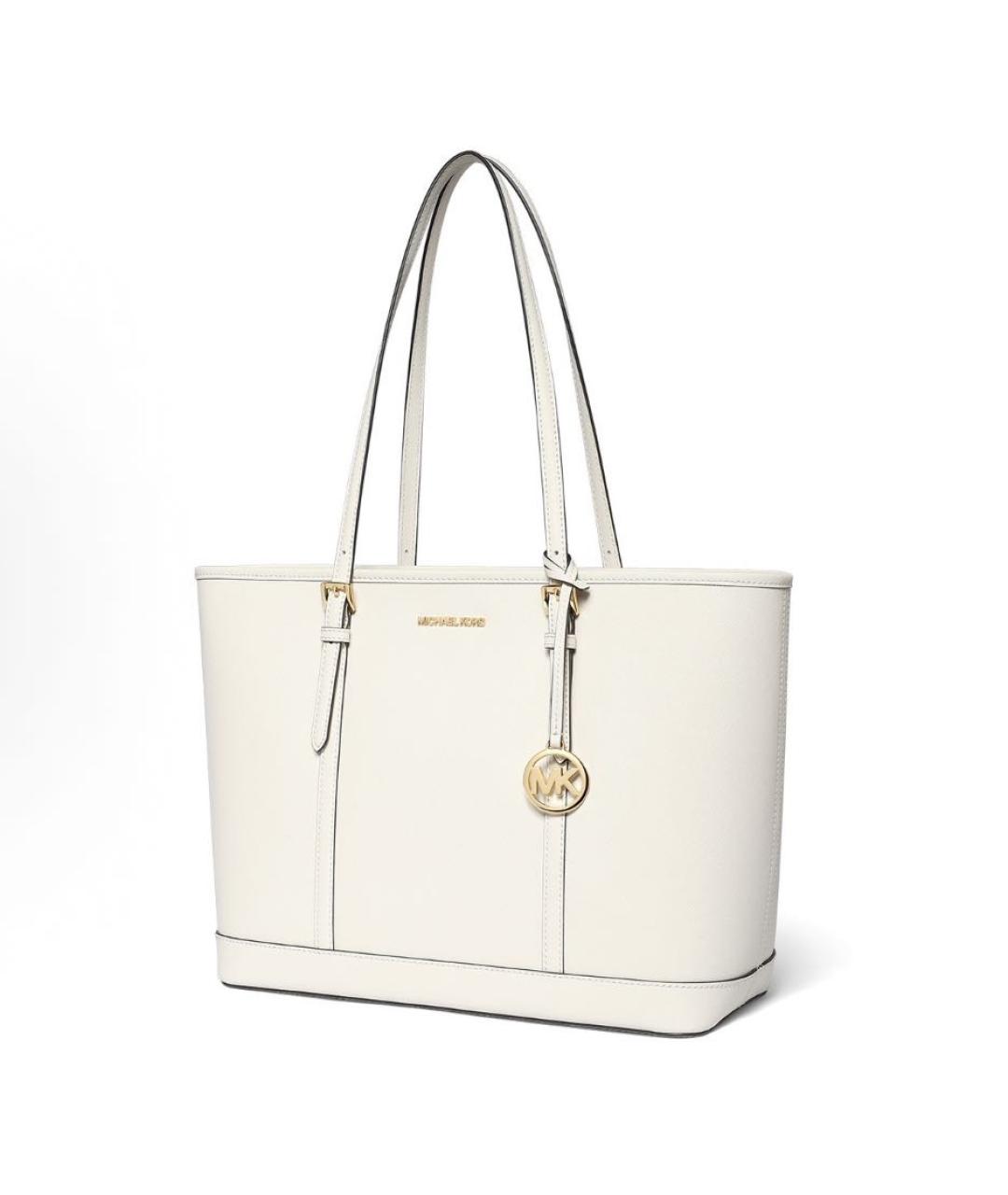 MICHAEL KORS Белая сумка тоут, фото 3