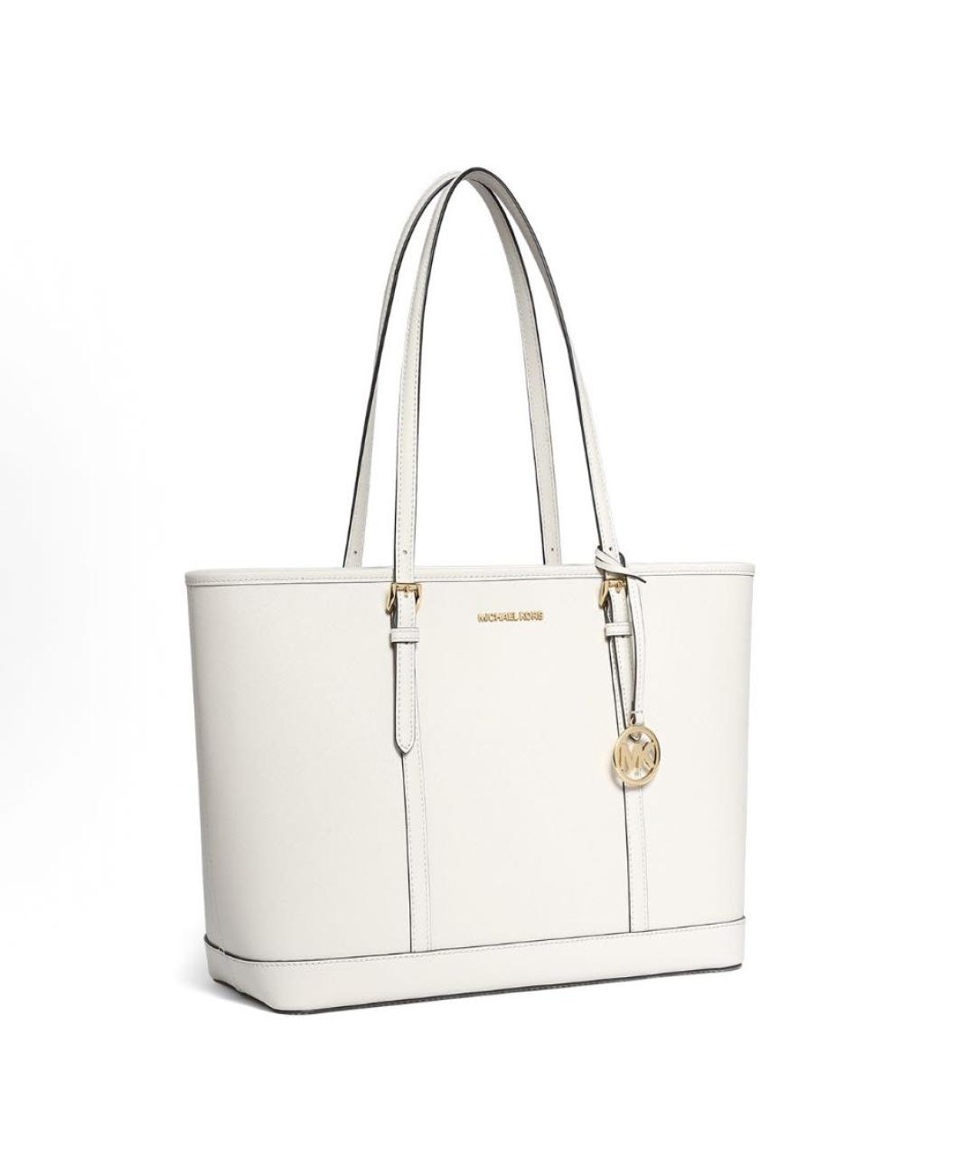 MICHAEL KORS Белая сумка тоут, фото 2