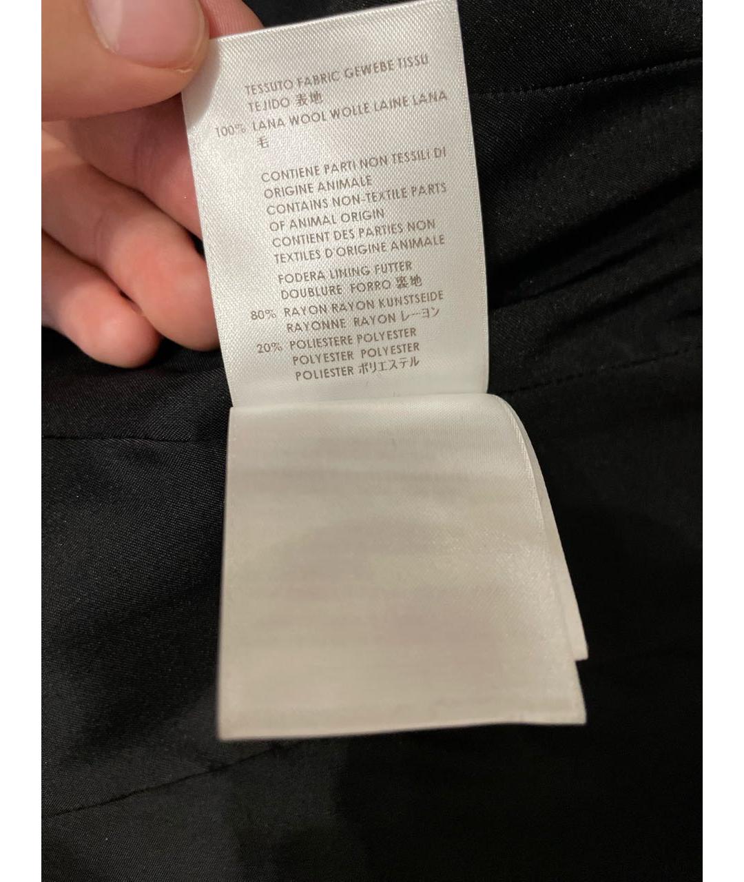 GUCCI Черное шерстяное пальто, фото 7