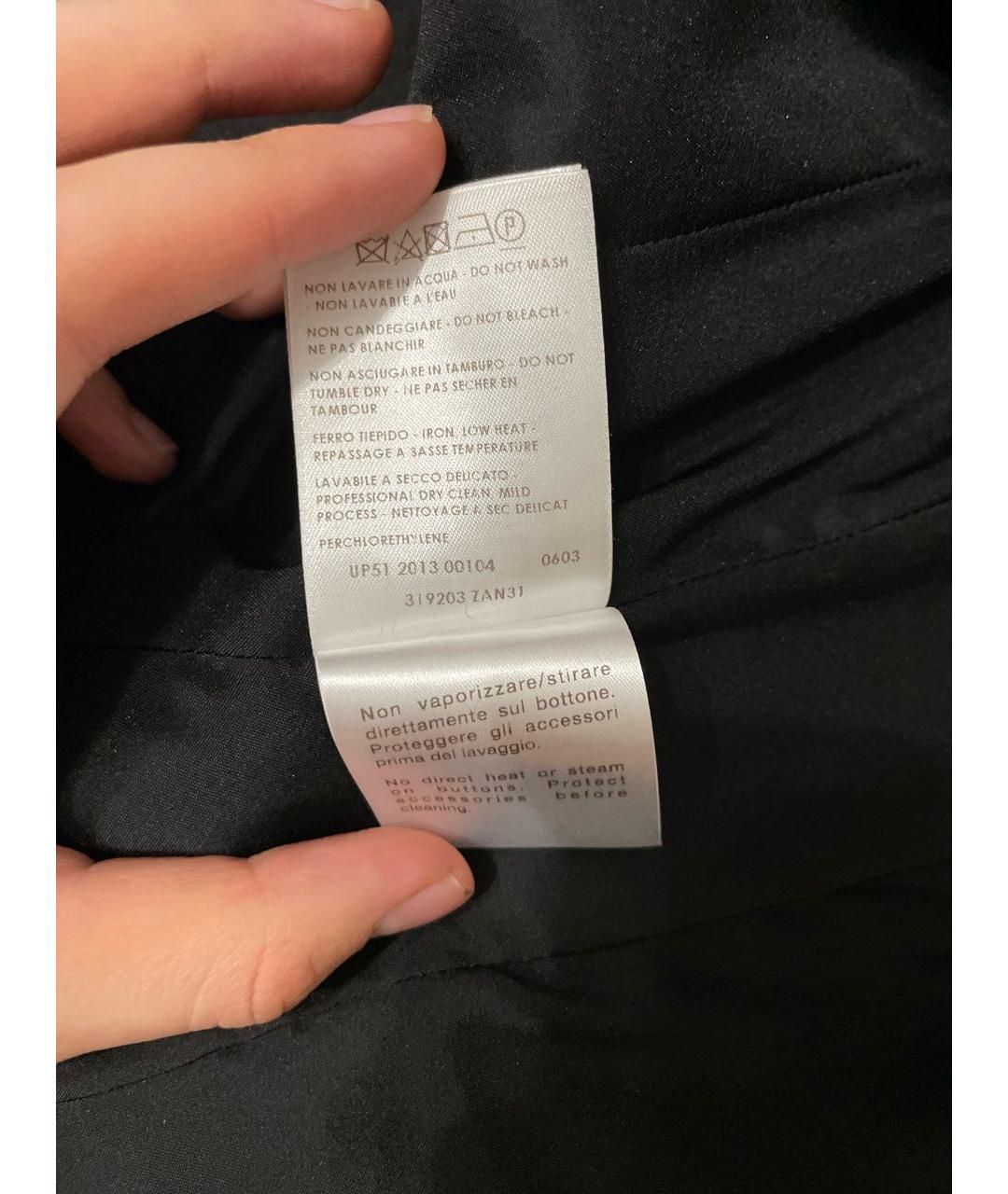 GUCCI Черное шерстяное пальто, фото 8