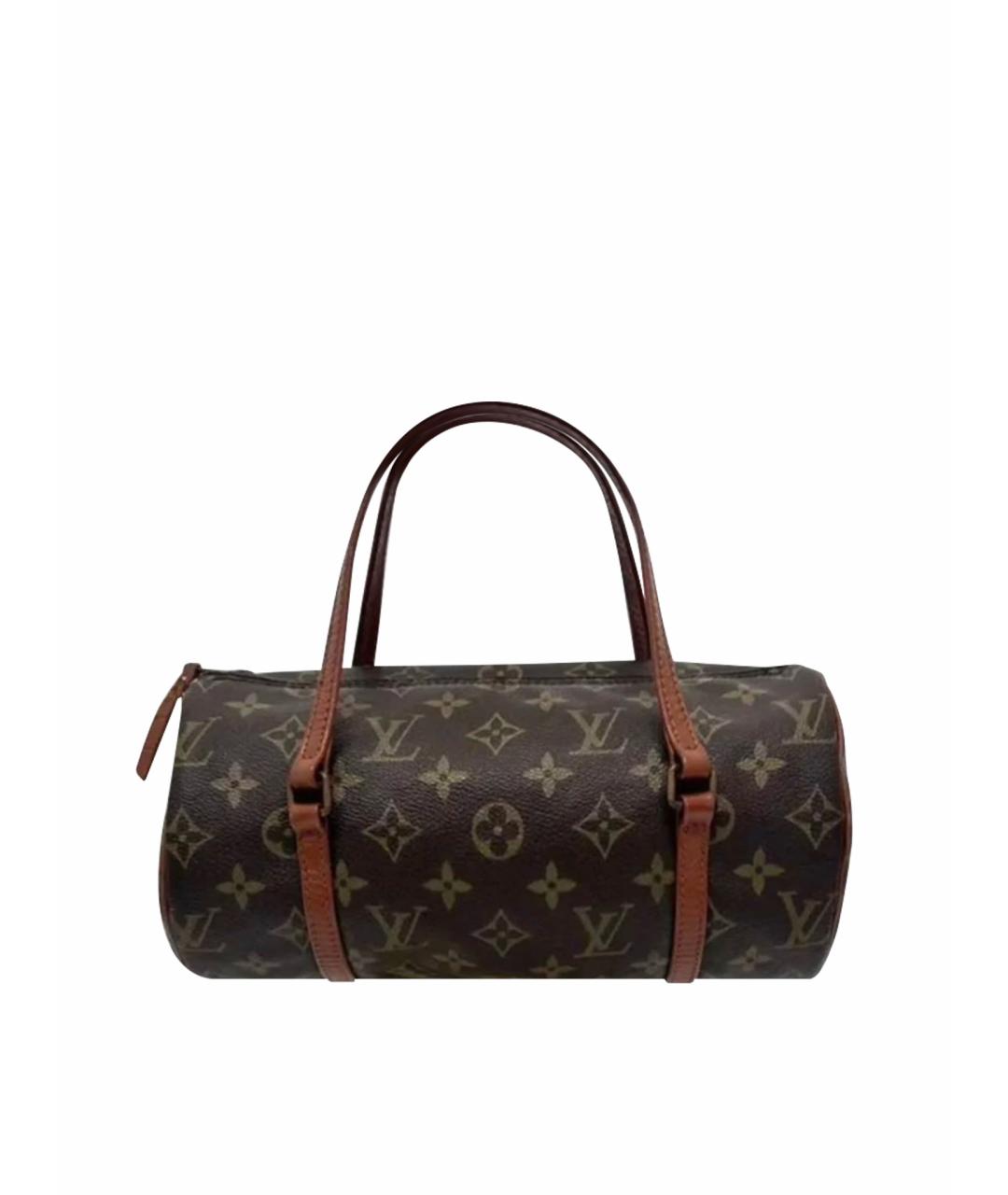 LOUIS VUITTON Коричневая сумка с короткими ручками, фото 1