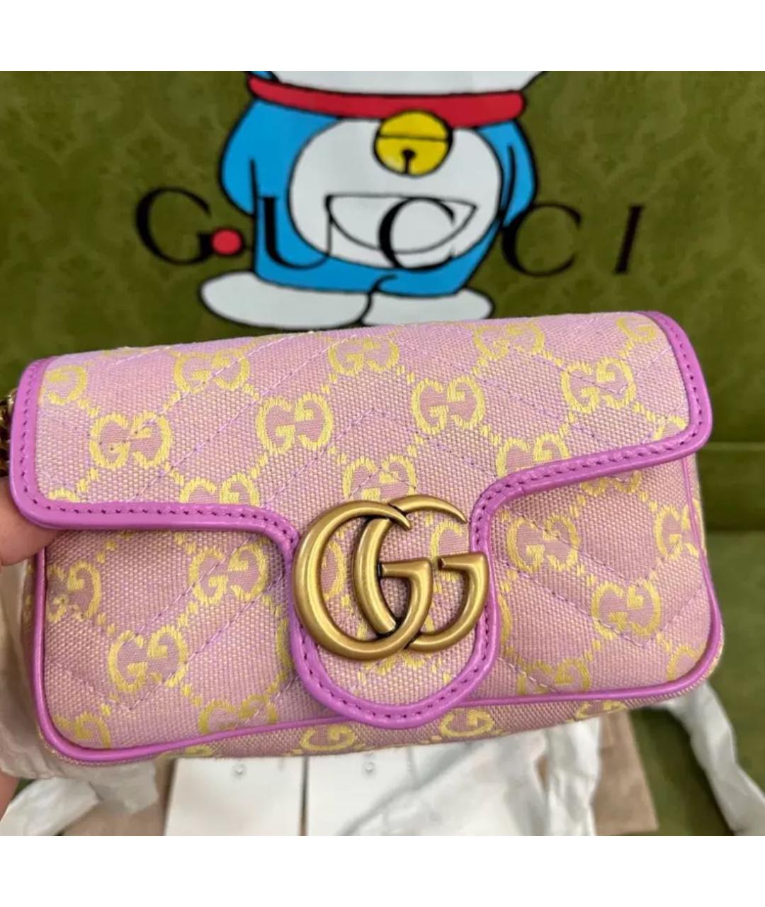 GUCCI Мульти тканевая сумка через плечо, фото 3