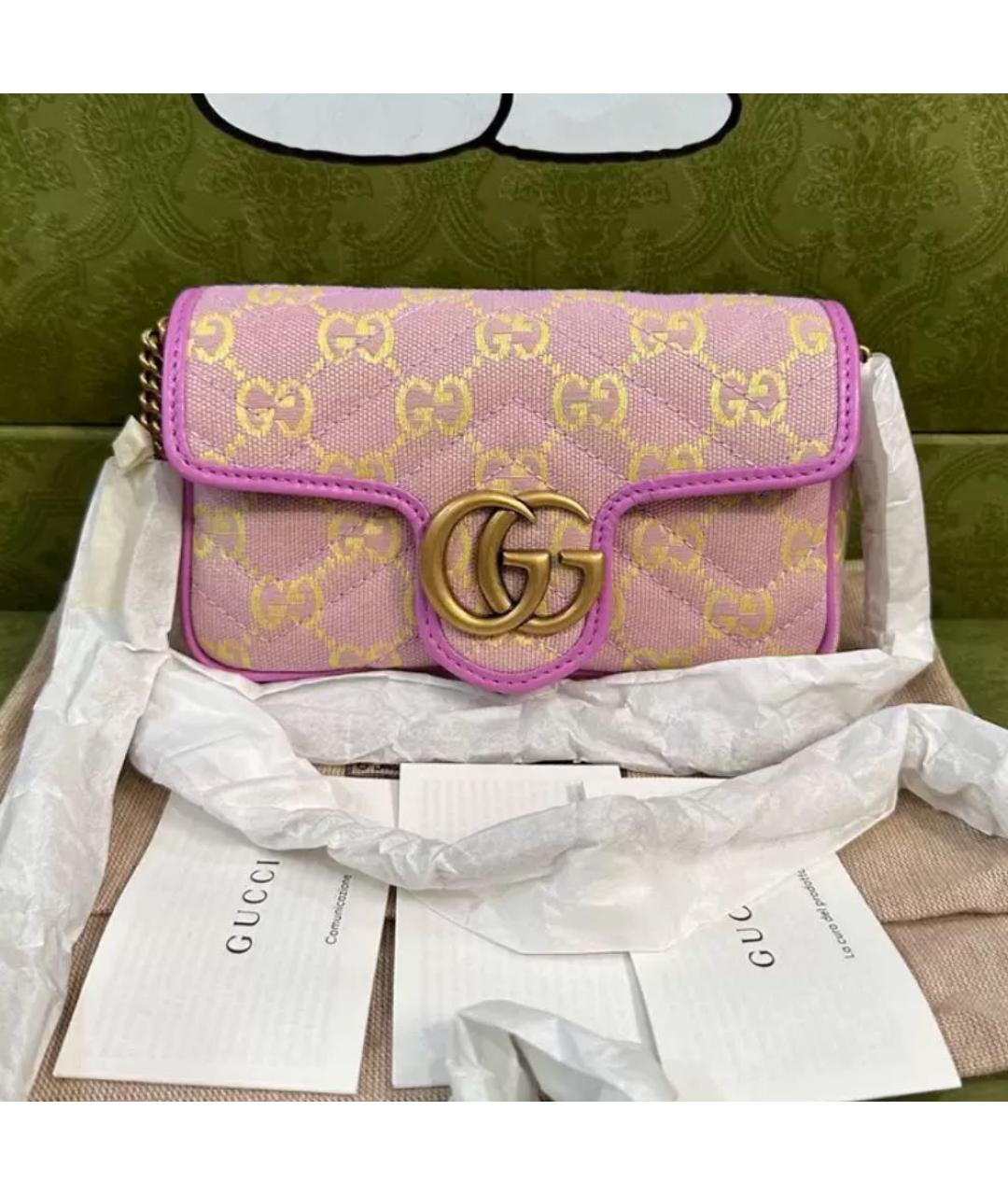 GUCCI Мульти тканевая сумка через плечо, фото 2