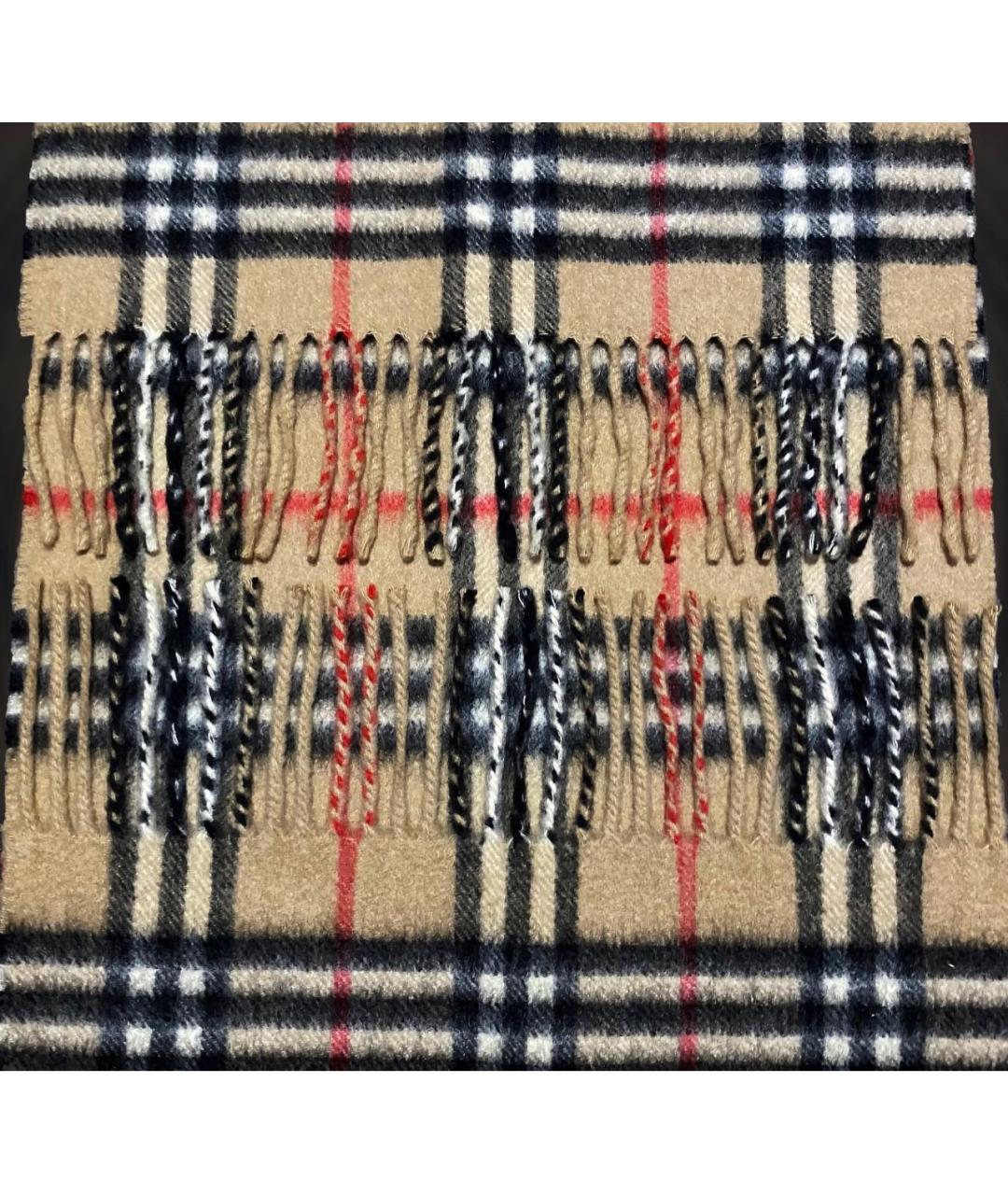 BURBERRY Бежевый кашемировый шарф, фото 3