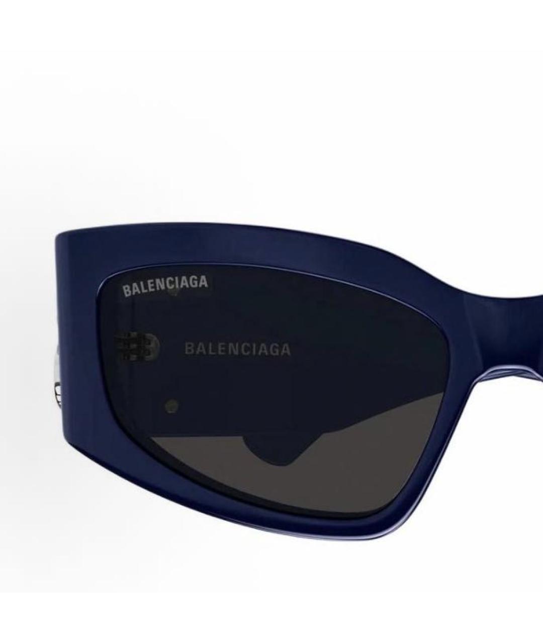 BALENCIAGA Темно-синие солнцезащитные очки, фото 4